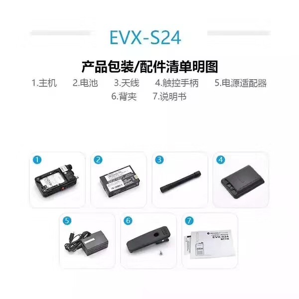 摩托罗拉EVX-S24数字对讲机